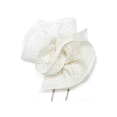 リネンフラワー 176 | 幅40mm | フラワーリボン | 天然素材 | リネン