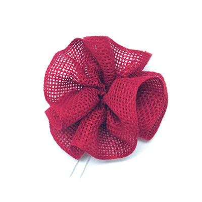 リネンフラワー 176 | 幅40mm | フラワーリボン | 天然素材 | リネン リネンフラワー 176 | 幅40mm | フラワーリボン | 天然素材 | リネン