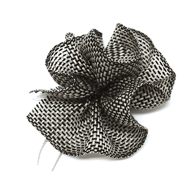 リネンフラワー 176 | 幅40mm | フラワーリボン | 天然素材 | リネン