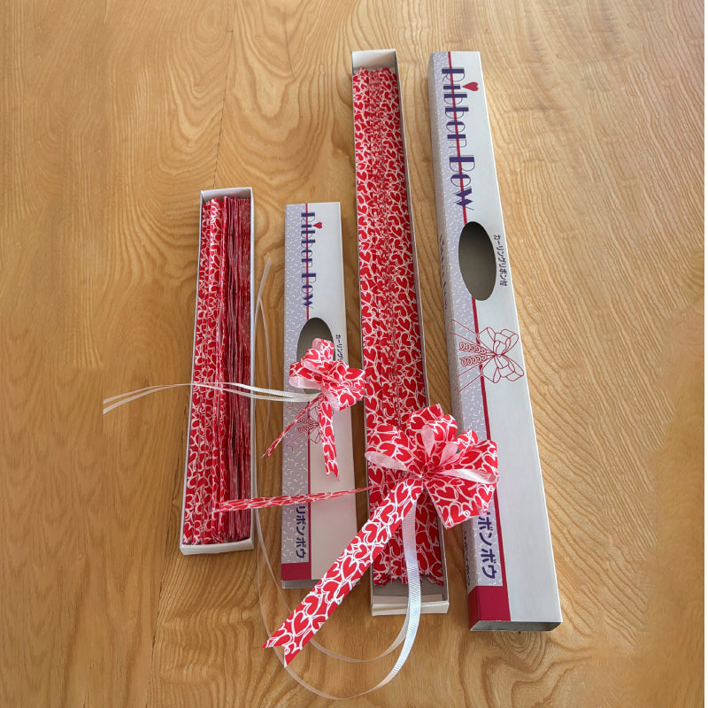 MIAハート リボンボウ | 耐水 | 花材 | ラッピング | 業務用 – 川崎