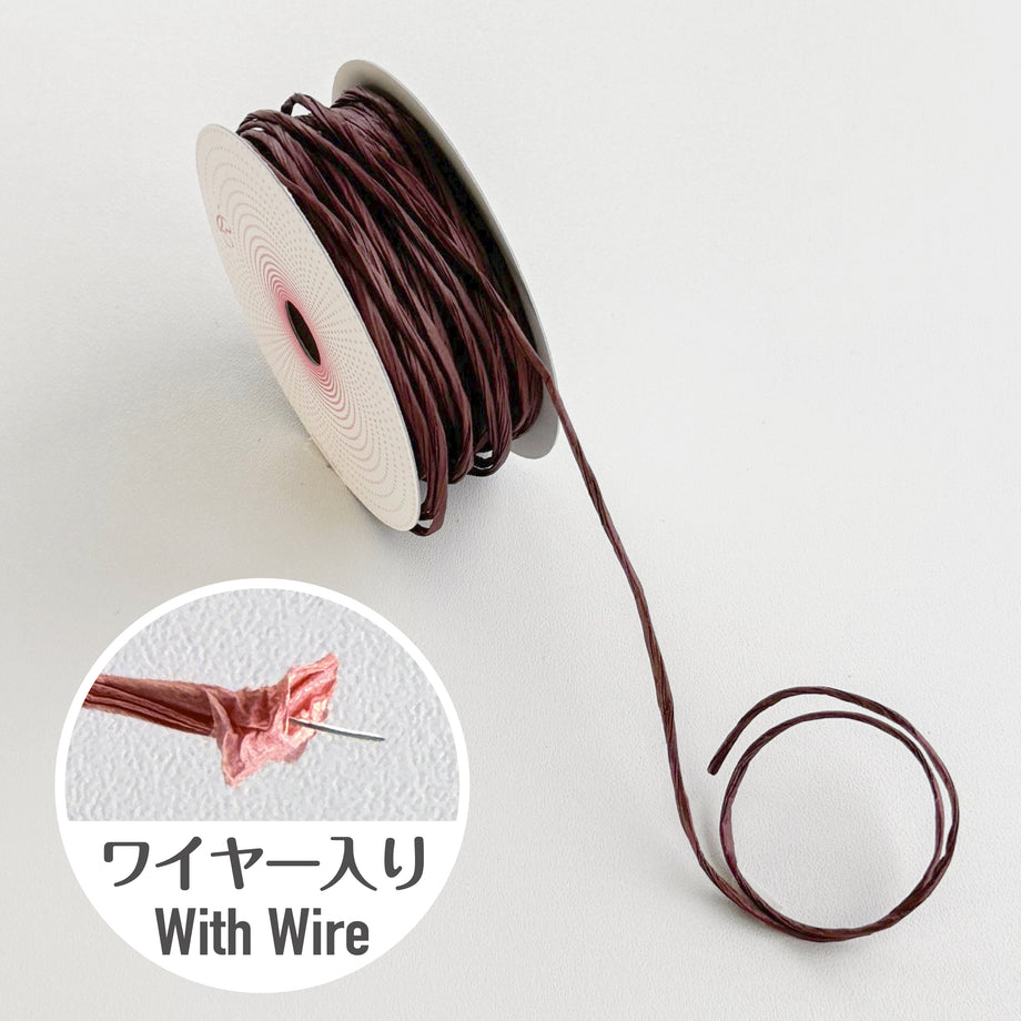 CA4LA麻100% ワイヤー入り　美品 新品】CA4LA やさしい天然素材 マニラ麻製 ワイヤーブリム入り